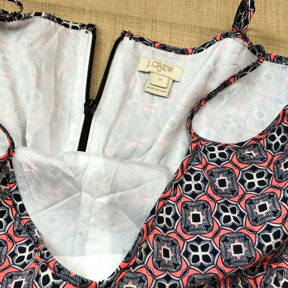 J.Crew Factory Seaside Cami Pocket Patterned Dress - Picture 2 of 8